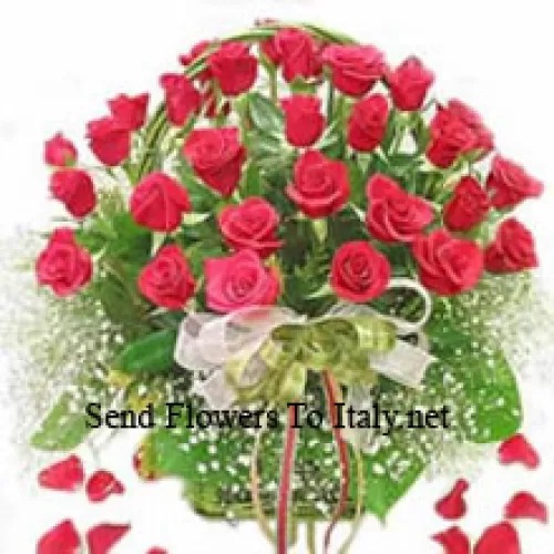 Basket Of 31 Red Roses